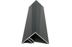 90° Außenecke für Resysta Fassadenplatten in Alu, 4 m lang, anthrazit