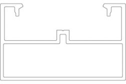 Twinson Alu-Trägerprofil, 30 (H) x 50 mm (B) in 6 m