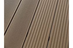 BPC Terrassendiele, Massivdiele WoodoSaba 20 x 145 mm, dunkelbraun, in den Längen 4 m / 5 m