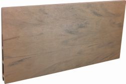 Einzelelement WPC Zaun / Sichtschutz / Steckzaun, 20 (S) x 140 (H) x 1800 (B) mm in Keilspund Braun, 2er Set