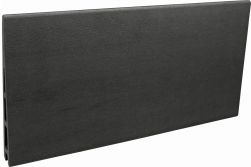 Einzelelement WPC Zaun / Sichtschutz / Steckzaun, 20 (S) x 140 (H) x 1800 (B) mm in Keilspund Anthrazit, 2er Set