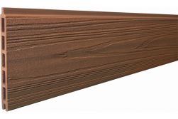 Einzelelement WPC Zaun / Sichtschutz / Steckzaun, 20 (S) x 140 (H) x 1800 (B) mm in CoEX IPE, 2er Set