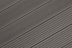 BPC Terrassendiele, Hohlkammerdiele WoodoIbiza 25 x 145 mm, anthrazit, in den Längen 2,9 m / 4 m / 5 m