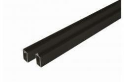 Universal WPC Zaun / Start- und Abschlussprofil anthrazit (2er Set), 20 x 25 x 1805 mm