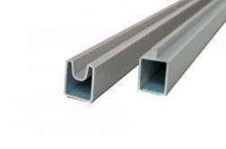 Universal WPC Zaun / Start- und Abschlussprofil silber eloxiert (2er Set), 20 x 25 x 1805 mm