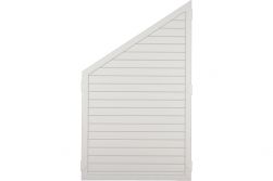 Sichtschutzzaun Kunststoff weiß 90 x 150/90 cm (Serie Juist)