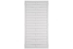 Lamellenzaun Kunststoff weiß 90 x 180 cm (Serie Juist)