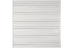 Sichtschutzzaun Kunststoff weiß 180 x 180 cm (Serie Juist)