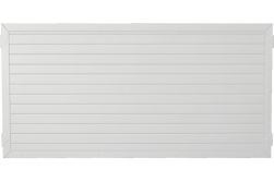 Sichtschutzzaun Kunststoff weiß 180 x 90 cm (Serie Juist)