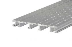 Drainagerost aus Aluminium 20 x 150 x 4000 mm