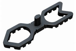 Abstandshalter mit sichtbarer Verschraubung, 4 mm Abstandsbolzen Packungseinheit 50 Stück oder 100 Stück