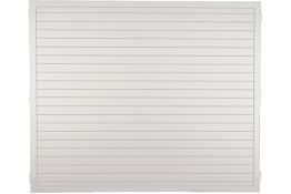 Sichtschutzzaun Kunststoff weiß 180 x 150 cm (Serie Juist)