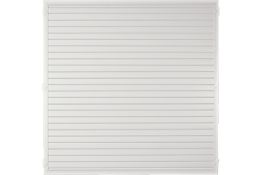 Sichtschutzzaun Kunststoff weiß 180 x 180 cm (Serie Juist)