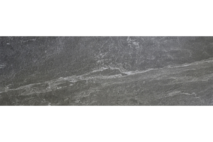 Terrassenplatten Keramikfliesen Feinsteinzeug 2 cm, Marmoroptik dunkel, 40 x 120 cm