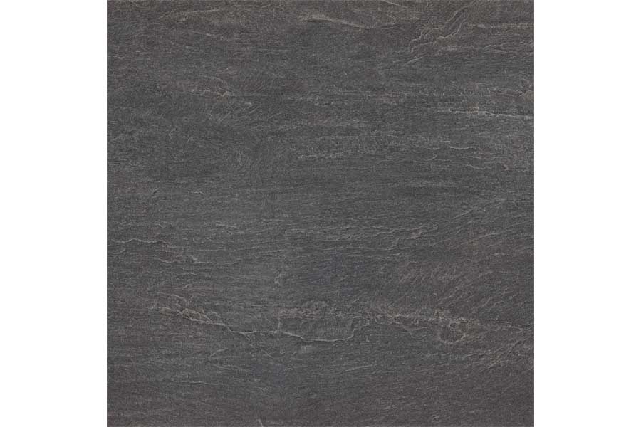 Terrassenplatten Keramikfliesen Feinsteinzeug 2 cm, Steinoptik Graphit, 60 x 60 cm