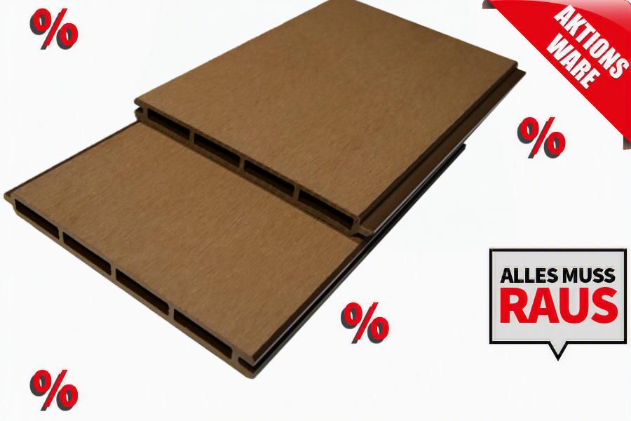 *Abverkauf* XXL Einzelelement WPC Zaun / Sichtschutz / Steckzaun, 20 x 200 x 1000 mm, beidseitig glatt gebürstet, Modulares Zaunsystem in braun (Serie WoodoNorderney) *Abverkauf* XXL Einzelelement WPC Zaun / Sichtschutz / Steckzaun, 20 x 200 x 1000 mm, beidseitig glatt gebürstet, Modulares Zaunsystem in braun (Serie WoodoNorderney)