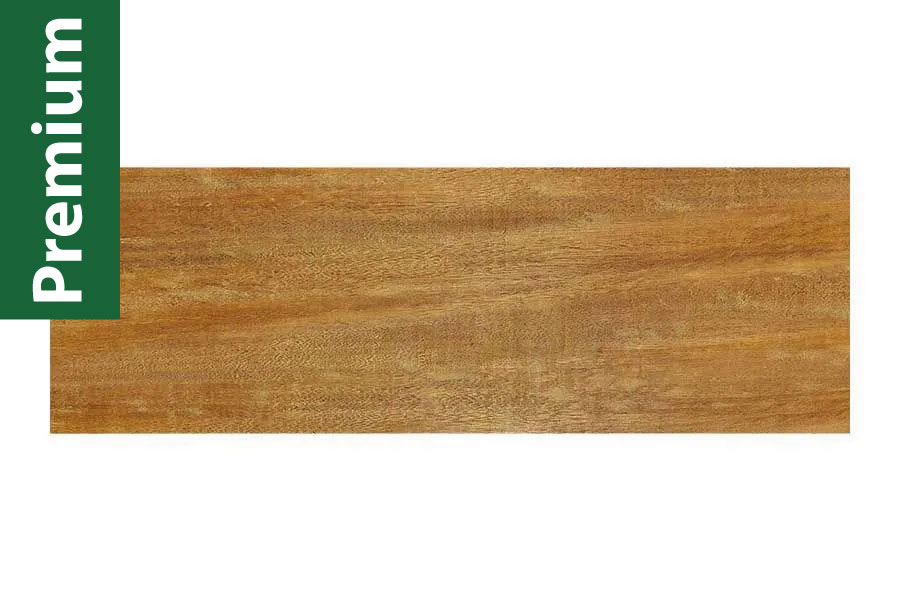 Premium Garapa Terrassendielen, 4-seitig glatt, 4-seitig glatt, Längskante gerundet, FSC 100 zertifiziert 21 mm (S) x 145 mm (B), Länge: 3,66 m