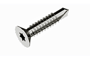 Systemschrauben für Resysta Aluminium Unterkonstruktion, 1000 St. pro PE