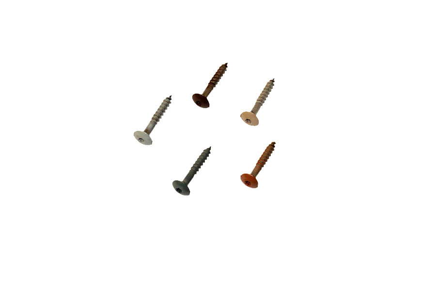 Schraube für Fassadenverkleidung, Edelstahl AISI 304, Torx Kopf farbig,  4,2 mm (D) x 35 mm (L), VE 100 St. (passend Serie WE35/60), reicht für 6 m²-IPE