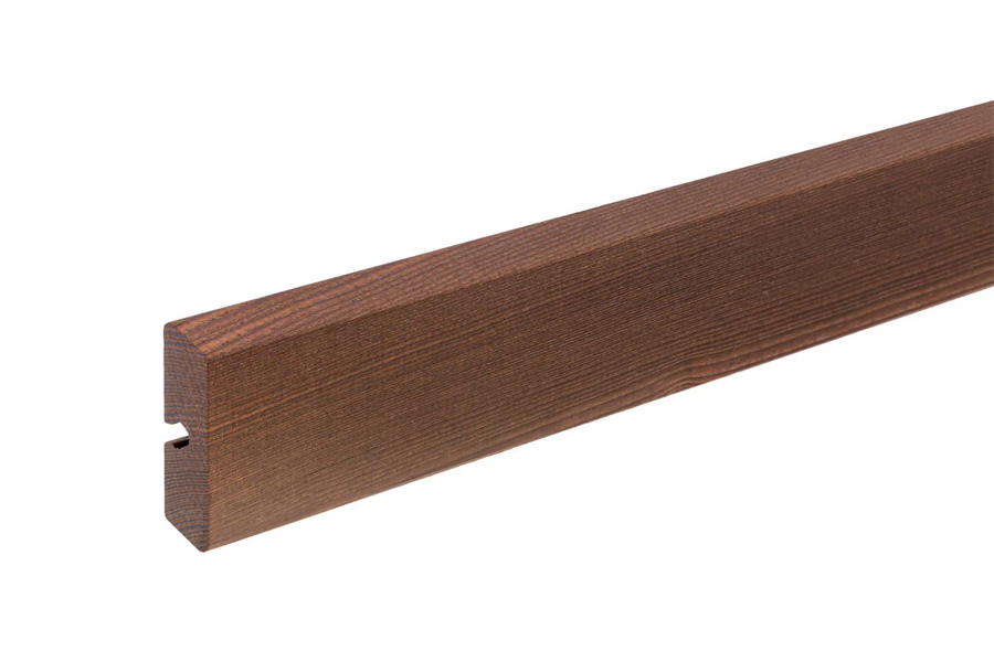 Thermoholz Fassade, Esche, 20 mm (Stärke) x 52 mm (Breite), Oberfläche glatt, Sortierung Select, Länge 2,7 m