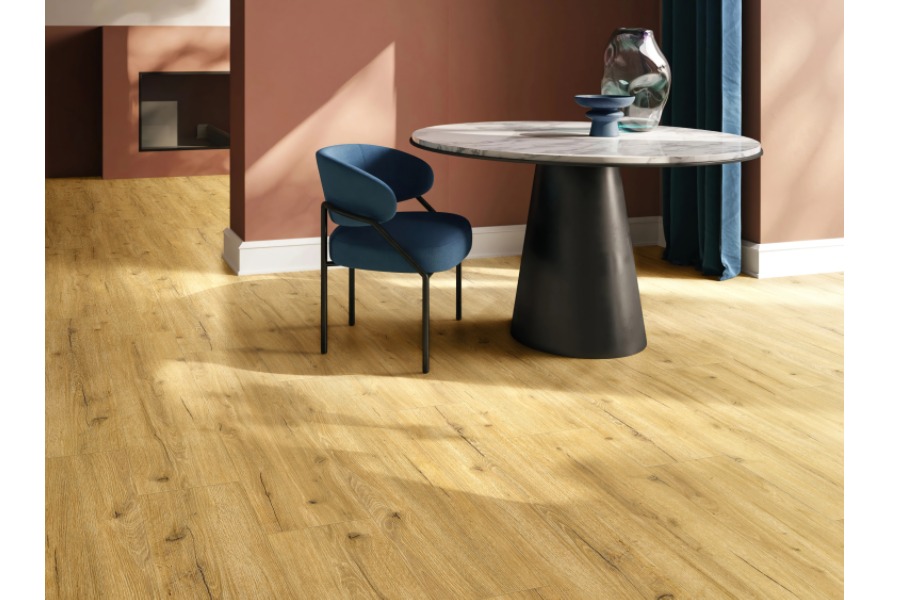 5,0 mm Klick Vinyl (SPC) mit intregierter Trittschalldämmung, Holzoptik Natur, 5,0 (S) x 230 (B) x 1220 (L) mm (2,81m² / Paket)