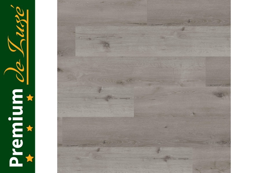 XXL Premium Deluxe 3D, 8 mm Klick Vinyl (WPC) mit intregierter Trittschalldämmung aus Kork, Eiche grau, 1524 x 228 mm, 0,7 mm Nutzschicht, (2,08 m² / Paket)