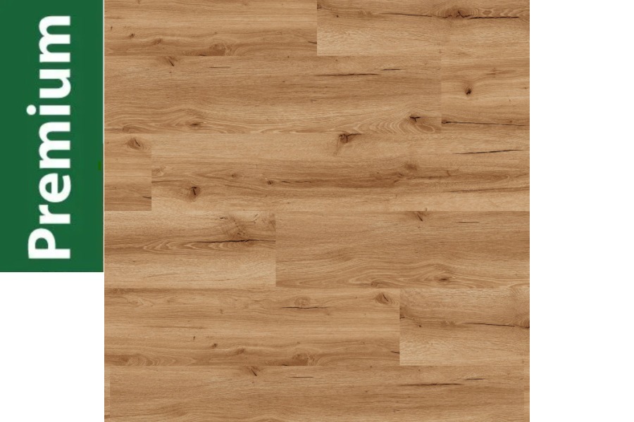 Premium 3D, 7,5 mm Klick Vinyl (SPC) mit antibakterieller Trittschalldämmung, Eiche geölt, 1218 x 228 mm, 0,55 mm Nutzschicht, (1,67 m² / Paket)