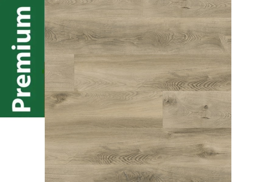 Premium 3D, 4,5 mm Klick Vinyl (SPC) mit integrierter Trittschalldämmung, Eiche Landhausdiele, 1218 x 181 mm, 0,3 mm Nutzschicht (2,20 m² / Paket)