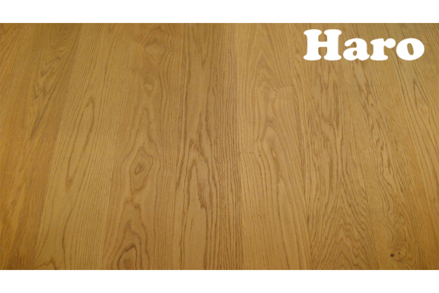 Haro Eiche Natur, Landhausdiele, 13,5 x 180 x 2200 mm, naturaLin plus Naturöl Oberfläche, Holzmaserung mit natürlichen Astanteilen Naturöl strukturiert (Serie 4000 Art. 529497) (3,17 m² / Paket)