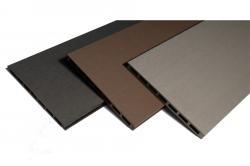 Einzelelement WPC Zaun / Sichtschutz / Steckzaun, 20 (Stärke) x 250 (Breite) x 1800 (Länge) mm (Serie WoodoCasablanca) grau