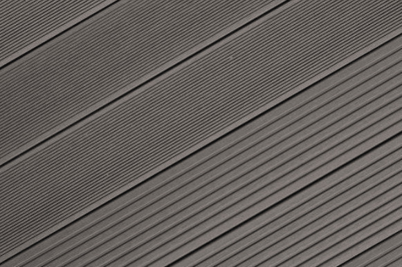 BPC Hohlkammerdiele WoodoIbiza, 25 x 145 mm, anthrazit, 5,00 m lang