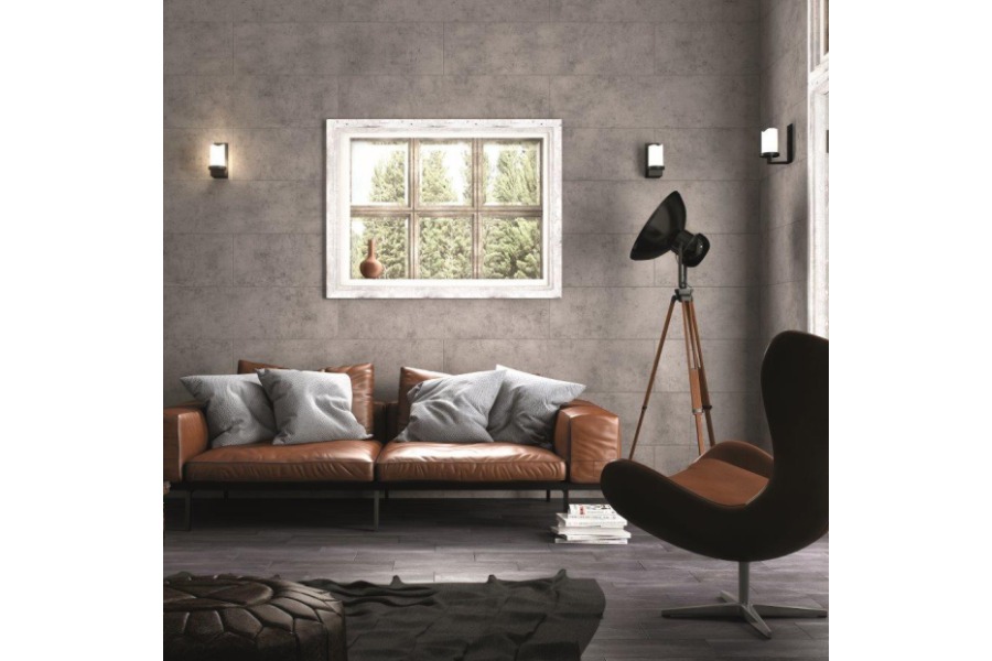 Wandpaneele Kunststoff, Mauvegrau meliert, wasserfeste Wandverkleidung für Küche und Bad, Wandfliese selbstklebend, 1200 mm x 300 mm x 4 mm, (3,24 m² / Paket)