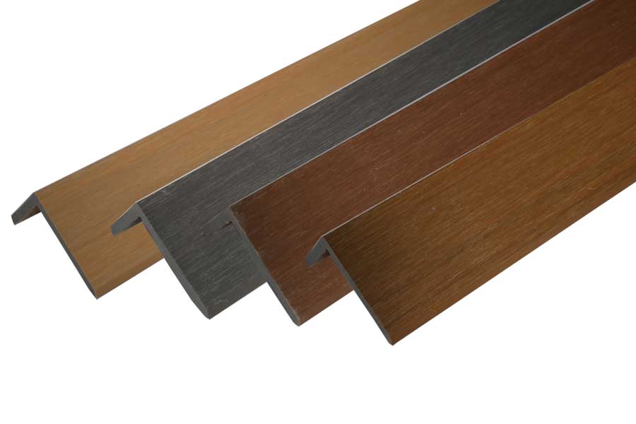 WPC Coex. Abschluss L Winkel, 2900 mm (L) x 68 mm (B) x 54 mm (H) passend WE30 / WE 56 und Classic Serie - Farbe: CEDAR