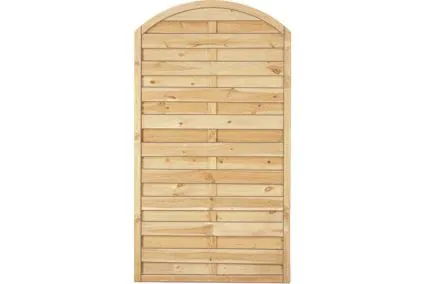 Sichtschutzzaun Rundbogen Holz 100x180 cm  Baltrum